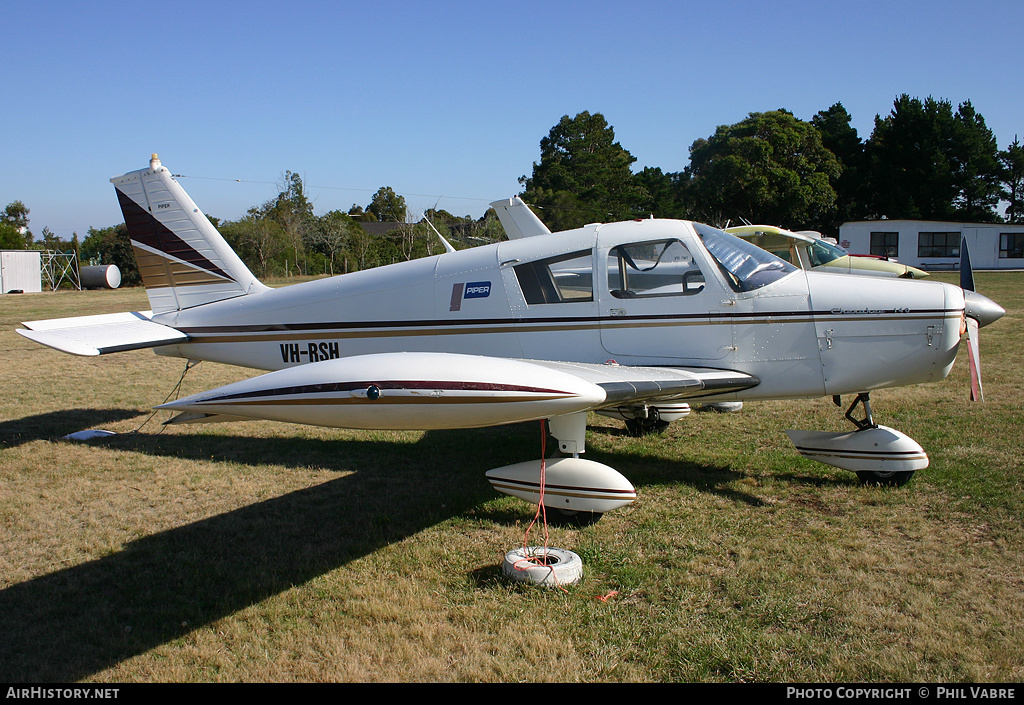 Aircraft Photo of VH-RSH | Piper PA-28-140 Cherokee | AirHistory.net #45356
