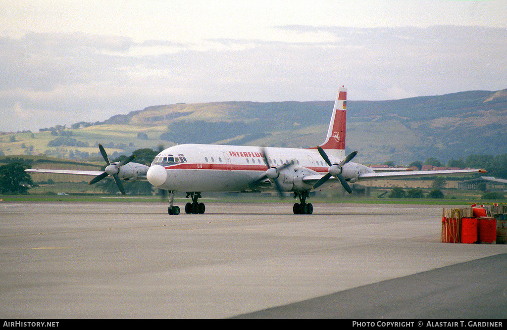 Aircraft Photo of DDR-STE | Ilyushin Il-18V | Interflug | AirHistory.net #45398