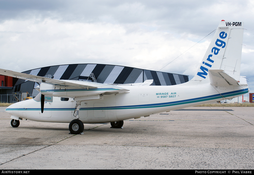 Aircraft Photo of VH-PGM | Rockwell 500S Shrike Commander | Mirage Air | AirHistory.net #45408