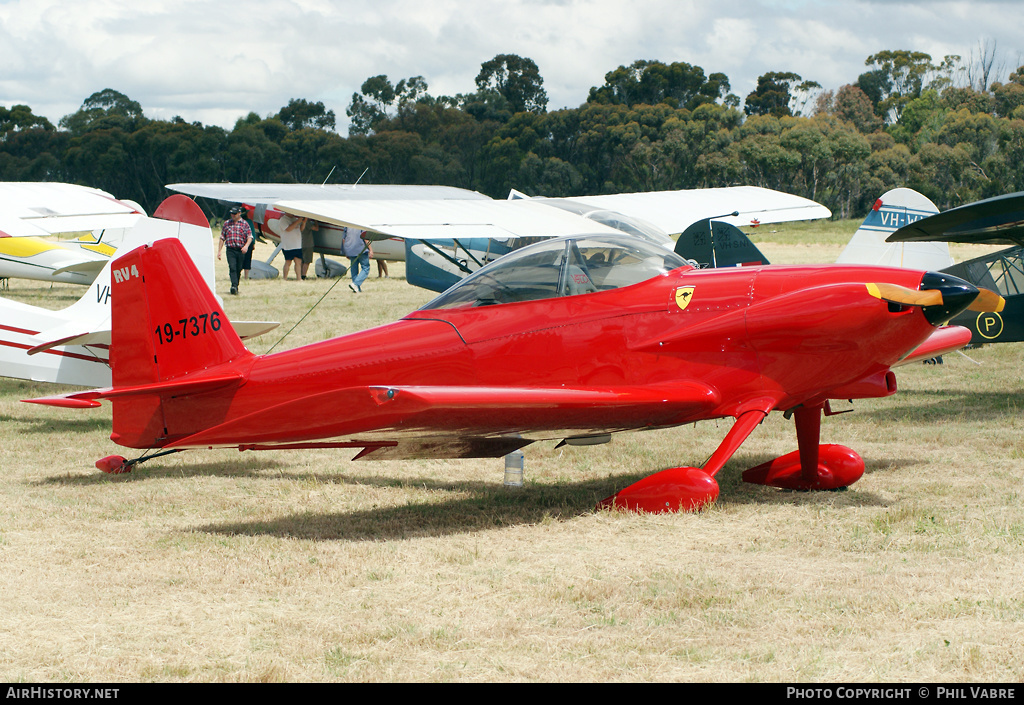 Aircraft Photo of 19-7376 | Van's RV-4 | AirHistory.net #45416