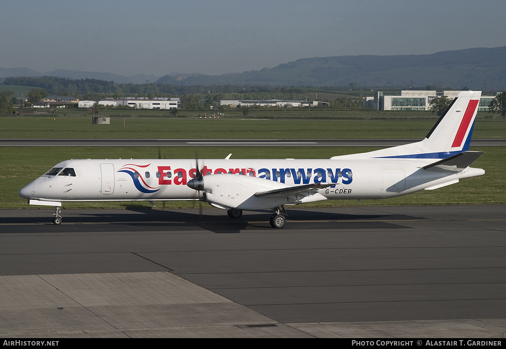 Aircraft Photo of G-CDEB | Saab 2000 | Eastern Airways | AirHistory.net #45420