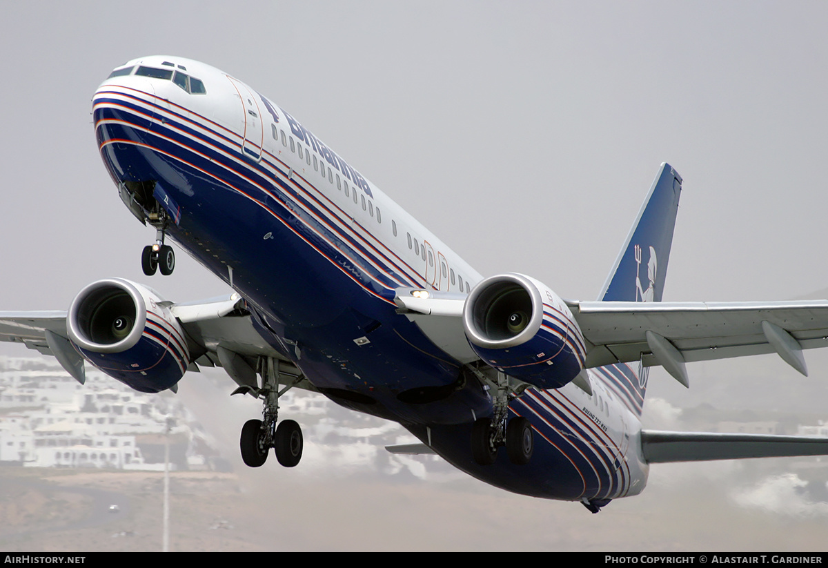 Aircraft Photo of SE-DZL | Boeing 737-804 | Britannia Airways | AirHistory.net #45450