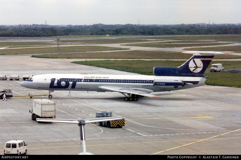 Aircraft Photo of CCCP-85331 | Tupolev Tu-154B-2 | LOT Polish Airlines - Polskie Linie Lotnicze | AirHistory.net #45457