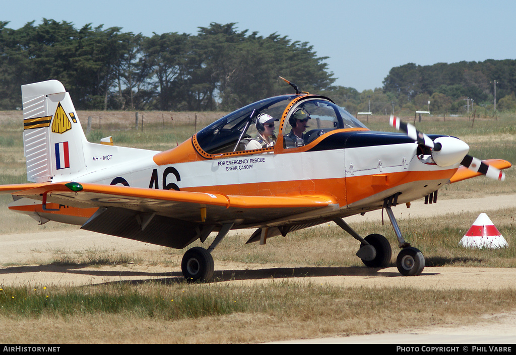 Aircraft Photo of VH-MCT / A19-046 | New Zealand CT-4A Airtrainer | Australia - Air Force | AirHistory.net #45464