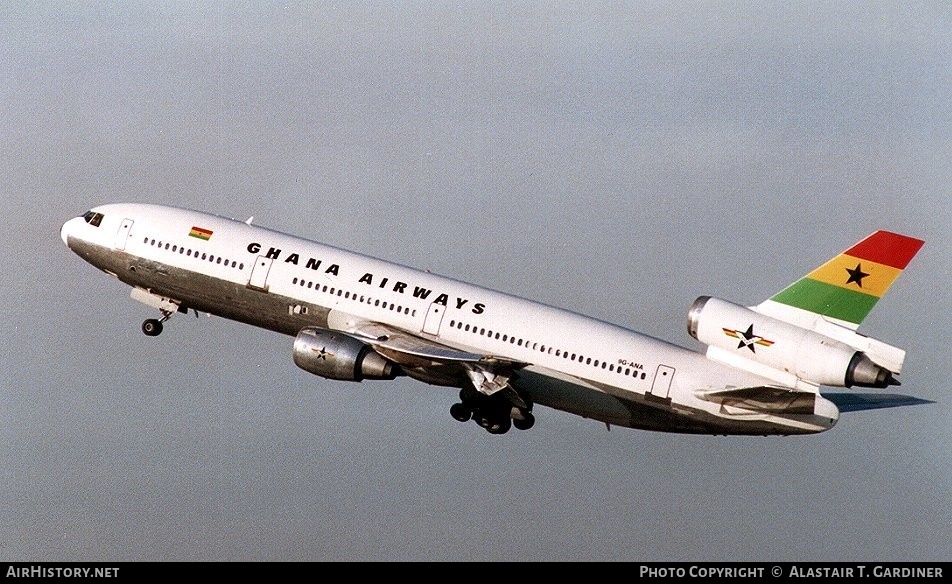 Aircraft Photo of 9G-ANA | McDonnell Douglas DC-10-30 | Ghana Airways | AirHistory.net #45465