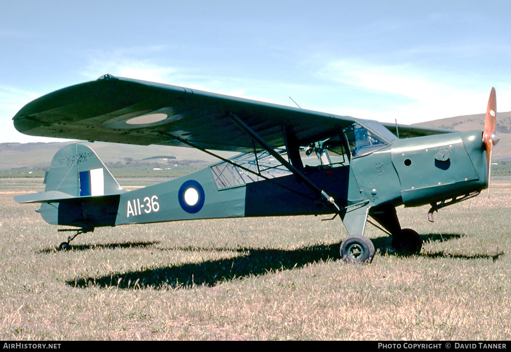 Aircraft Photo of VH-BOQ / A11-36 | Taylorcraft E Auster Mk3 | Australia - Air Force | AirHistory.net #45475