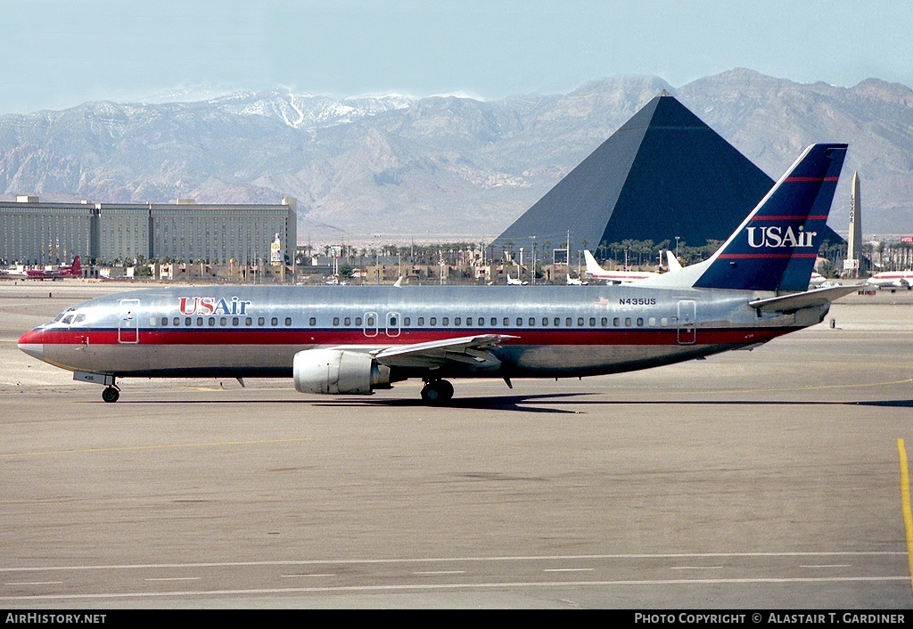 Aircraft Photo of N435US | Boeing 737-4B7 | USAir | AirHistory.net #45478