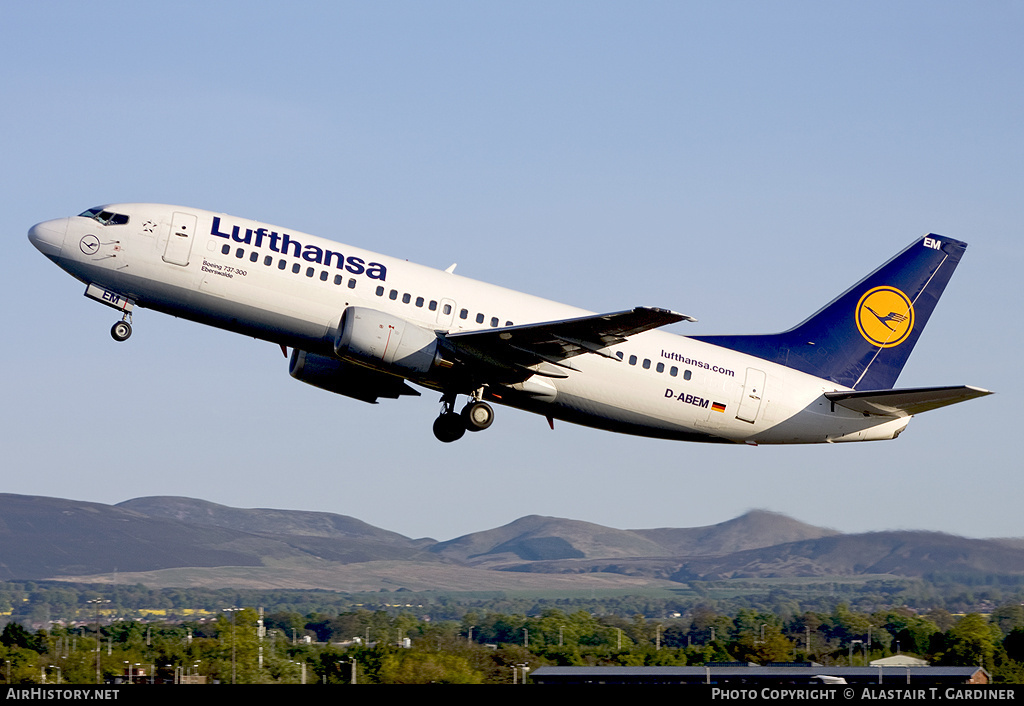 Aircraft Photo of D-ABEM | Boeing 737-330 | Lufthansa | AirHistory.net #45486