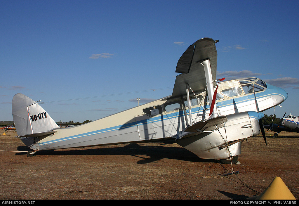 Aircraft Photo of VH-UTV | De Havilland D.H. 89A Dragon Rapide | AirHistory.net #45496