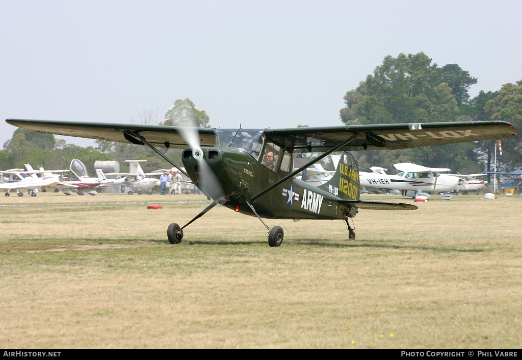 Aircraft Photo of VH-LQX / 51-12001 | Cessna O-1A Bird Dog (305A/L-19A) | USA - Army | AirHistory.net #45506