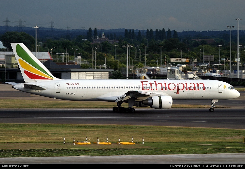 Aircraft Photo of ET-AKC | Boeing 757-260 | Ethiopian Airlines | AirHistory.net #45532