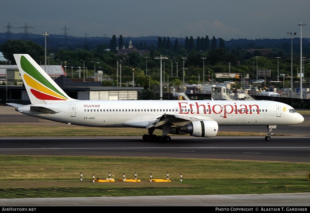 Aircraft Photo of ET-AKC | Boeing 757-260 | Ethiopian Airlines | AirHistory.net #45532