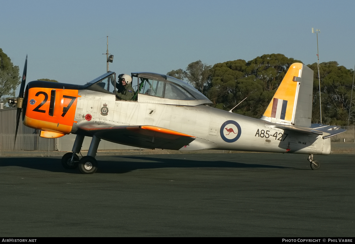 Aircraft Photo of VH-WJE / A85-427 | Commonwealth CA-25 Winjeel | Australia - Air Force | AirHistory.net #45533