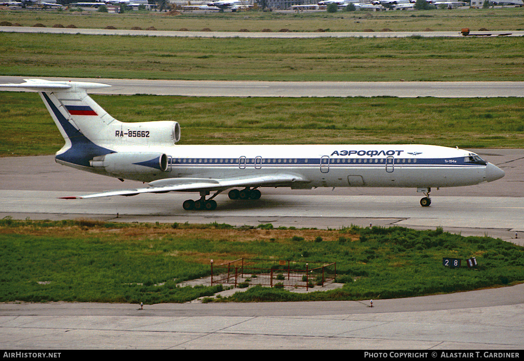 Aircraft Photo of RA-85662 | Tupolev Tu-154M | Aeroflot | AirHistory.net #45539