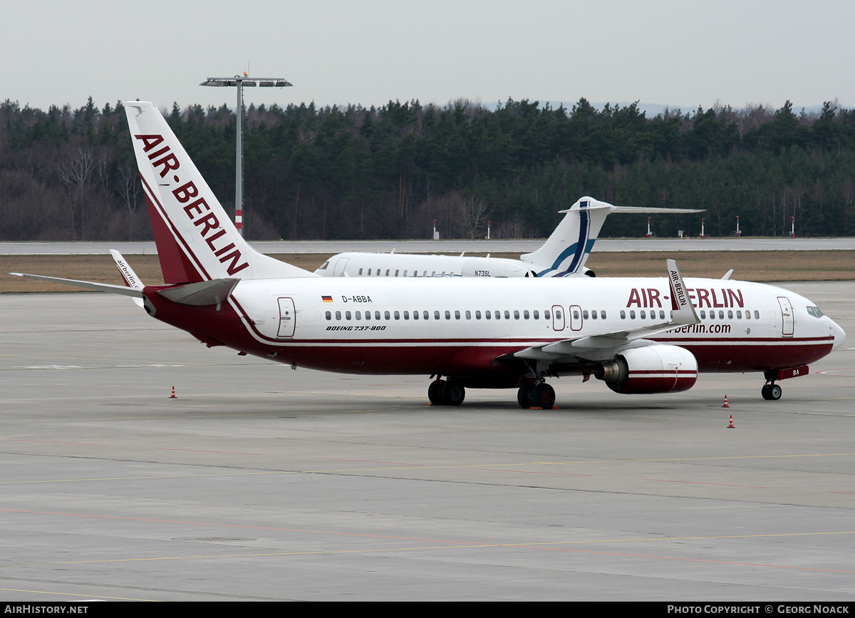 Aircraft Photo of D-ABBA | Boeing 737-86J | Air Berlin | AirHistory.net #45593