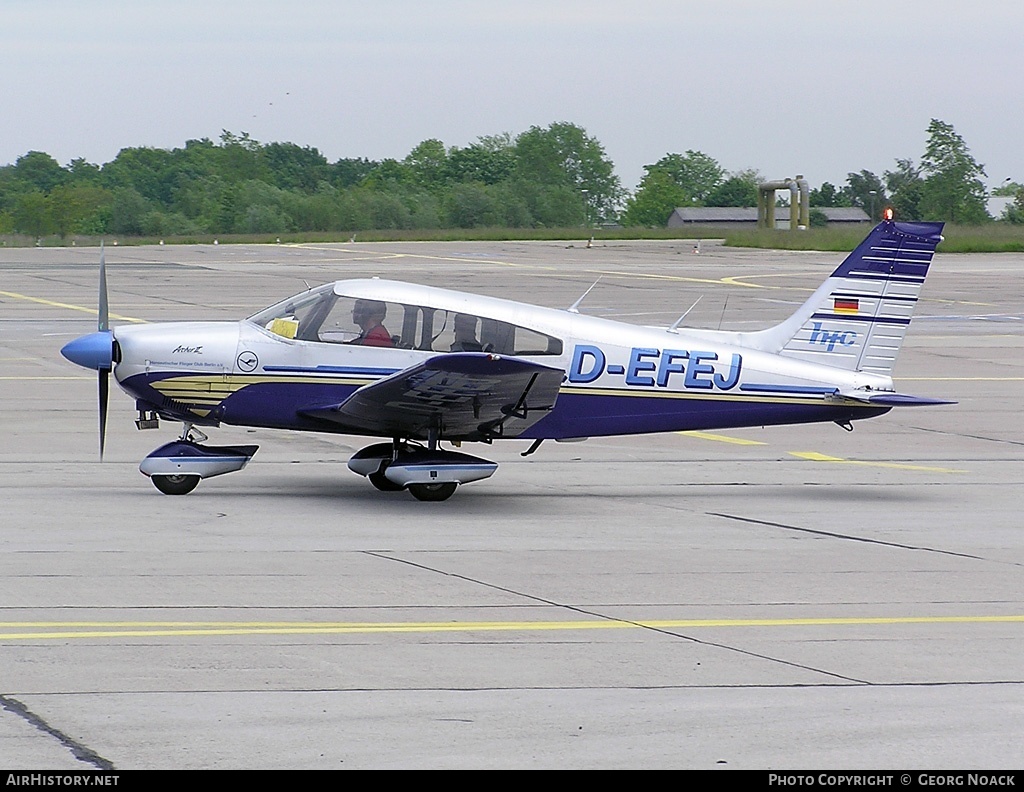 Aircraft Photo of D-EFEJ | Piper PA-28-181 Cherokee Archer II | HFC - Hanseatischer Flieger Club | AirHistory.net #45597