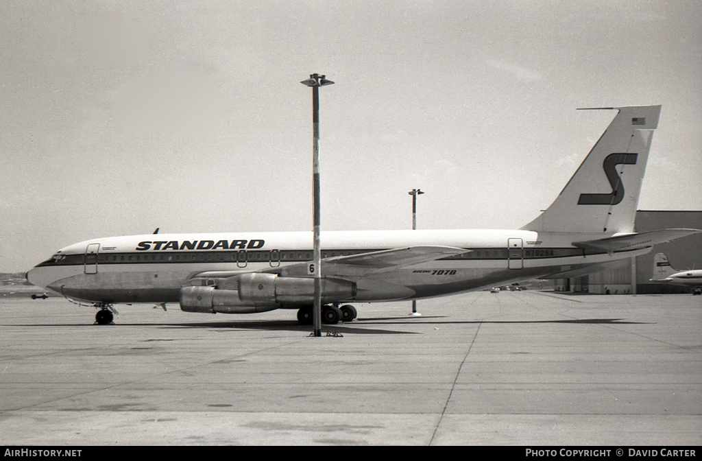 Aircraft Photo of N792SA | Boeing 707-138(B) | Standard Airways | AirHistory.net #45636