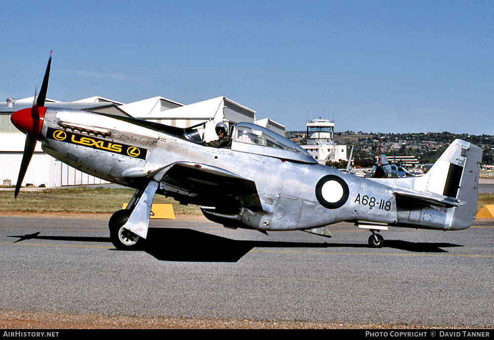 Aircraft Photo of VH-AGJ / A68-118 | Commonwealth CA-18 Mustang 21 (P-51D) | Australia - Air Force | AirHistory.net #45669