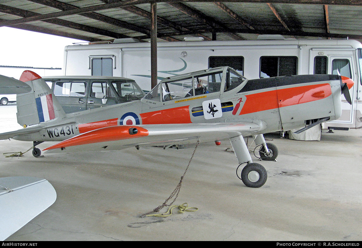 Aircraft Photo of N431WG | De Havilland Canada DHC-1 Chipmunk Mk22 | UK - Air Force | AirHistory.net #45693