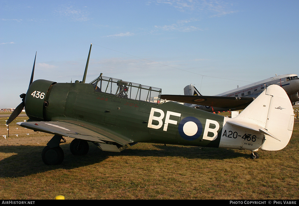 Aircraft Photo of VH-BFO / A20-436 | Commonwealth CA-16 Wirraway Mk3 | Australia - Air Force | AirHistory.net #45739
