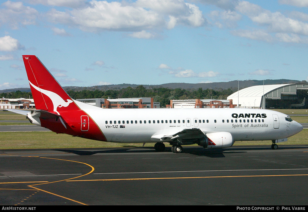Aircraft Photo of VH-TJZ | Boeing 737-476 | Qantas | AirHistory.net #45752