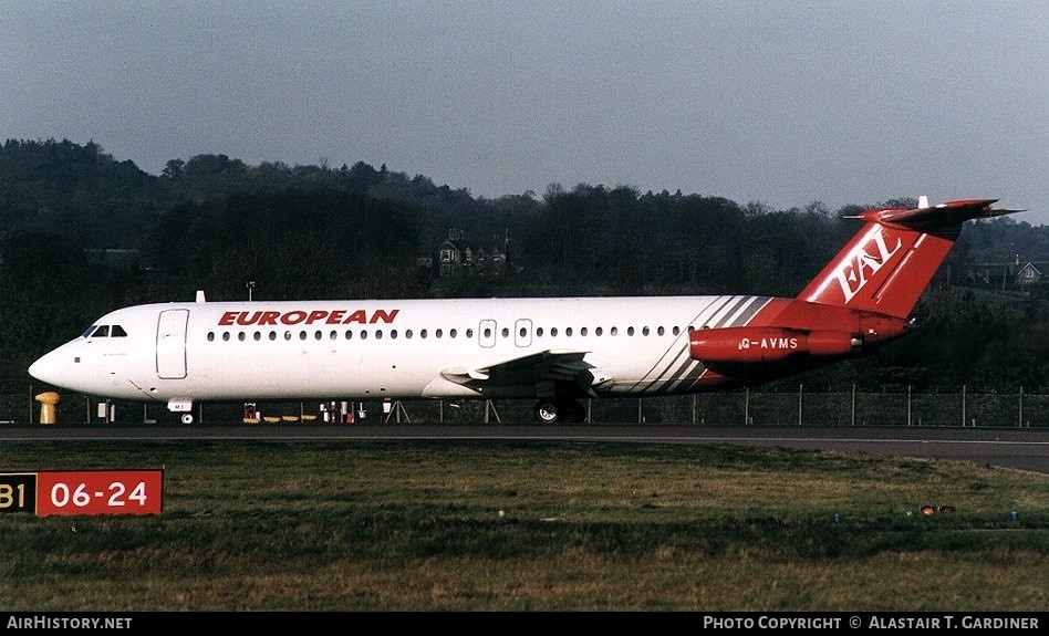 Aircraft Photo of G-AVMS | BAC 111-510ED One-Eleven | European Aircharter - EAL/EAC | AirHistory.net #45756