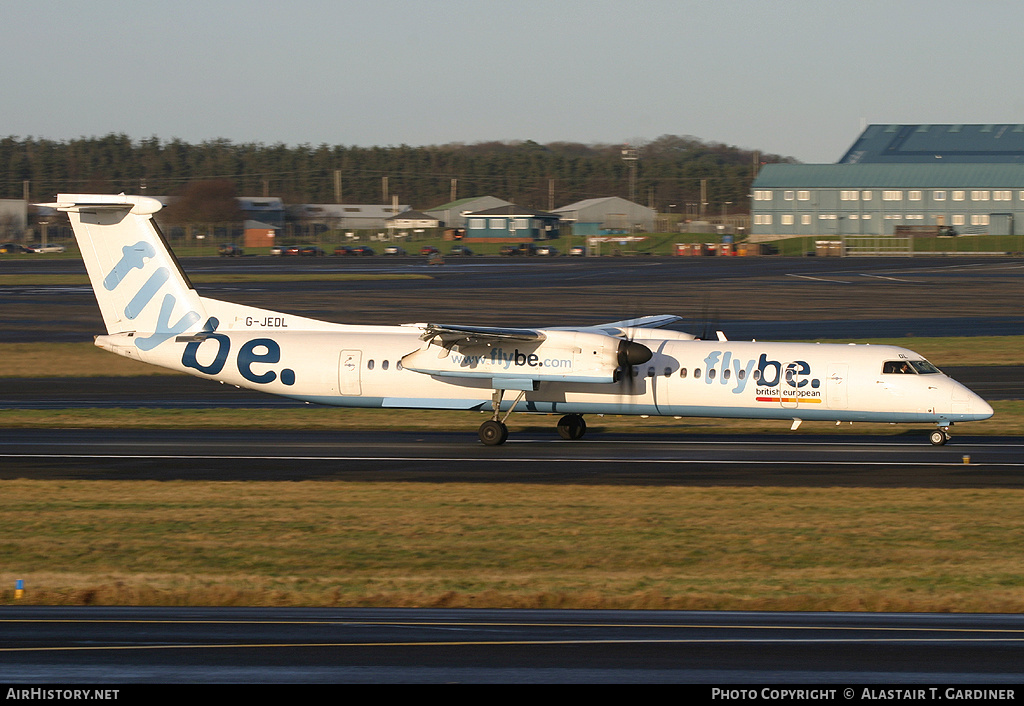 Aircraft Photo of G-JEDL | Bombardier DHC-8-402 Dash 8 | Flybe - British European | AirHistory.net #45815