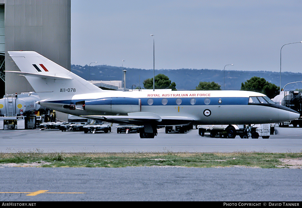 Aircraft Photo of A11-078 | Dassault Falcon 20C | Australia - Air Force | AirHistory.net #45824