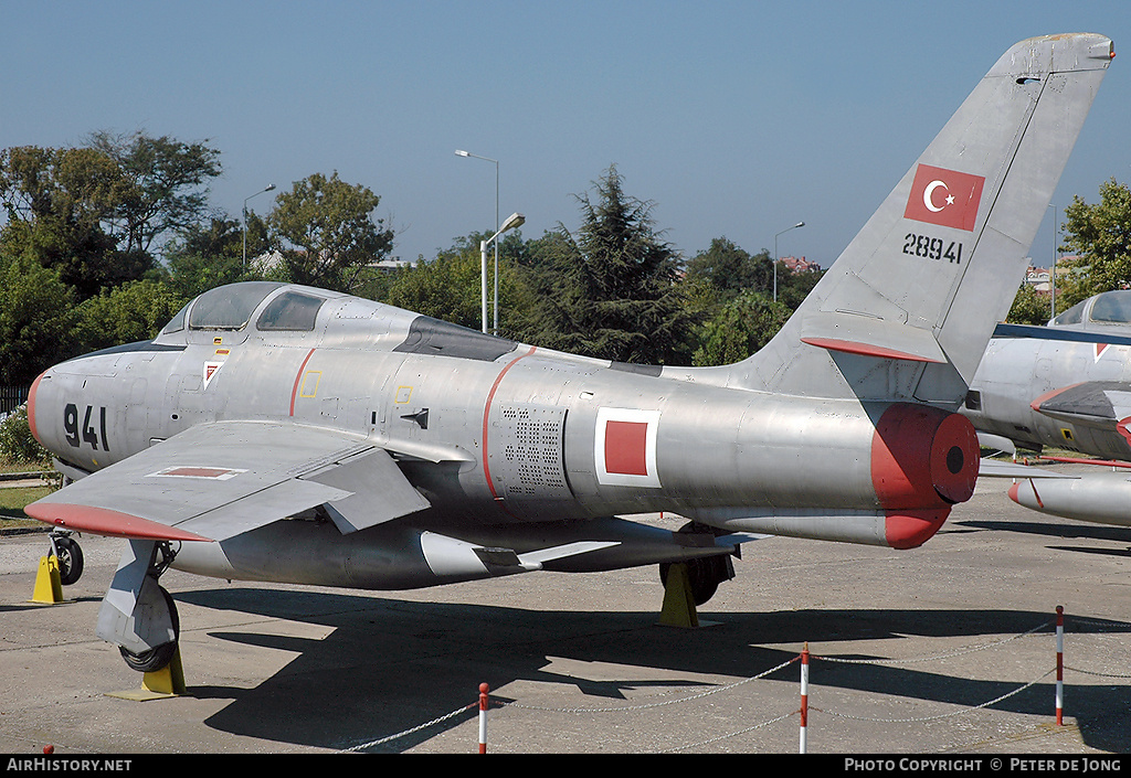 Aircraft Photo of 28941 | Republic F-84F Thunderstreak | Turkey - Air Force | AirHistory.net #45827