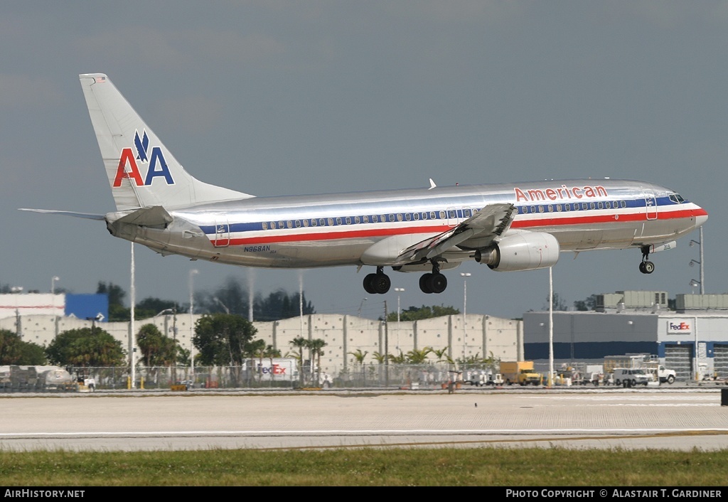 Aircraft Photo of N968AN | Boeing 737-823 | American Airlines | AirHistory.net #45834