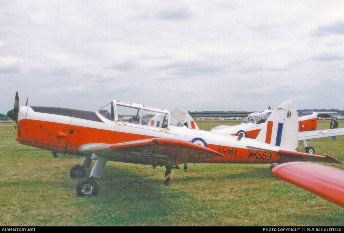 Aircraft Photo of WK559 | De Havilland Canada DHC-1 Chipmunk T10 | UK - Army | AirHistory.net #45904