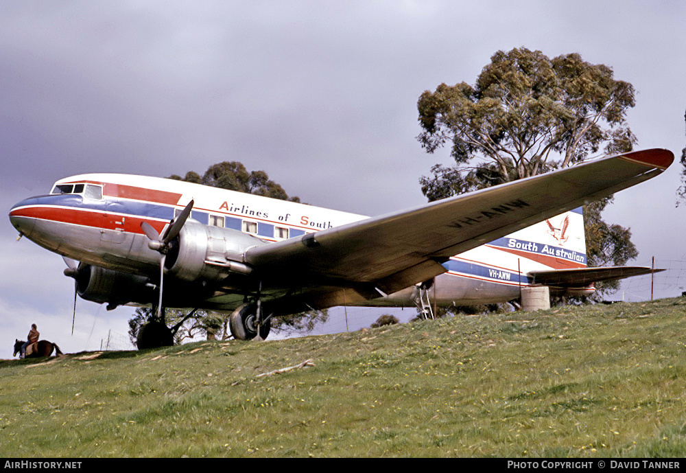 Aircraft Photo of VH-ANW | Douglas DC-3-G202A | Airlines of South Australia - ASA | AirHistory.net #45909