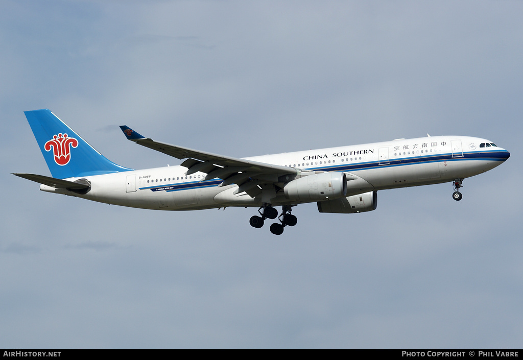 Aircraft Photo of B-6056 | Airbus A330-243 | China Southern Airlines | AirHistory.net #45945