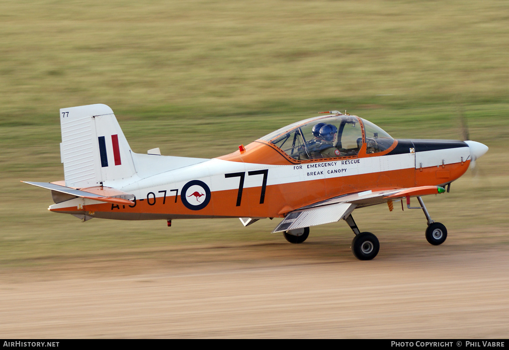 Aircraft Photo of VH-NZP / A19-077 | New Zealand CT-4A Airtrainer | Australia - Air Force | AirHistory.net #45946