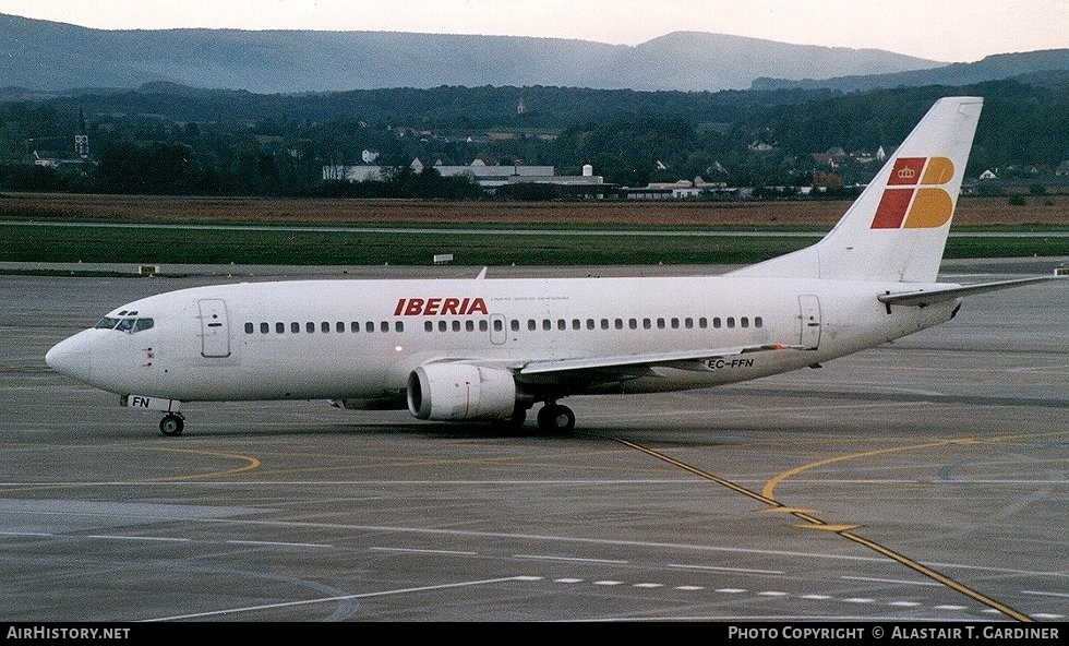Aircraft Photo of EC-FFN | Boeing 737-36E | Iberia | AirHistory.net #45976