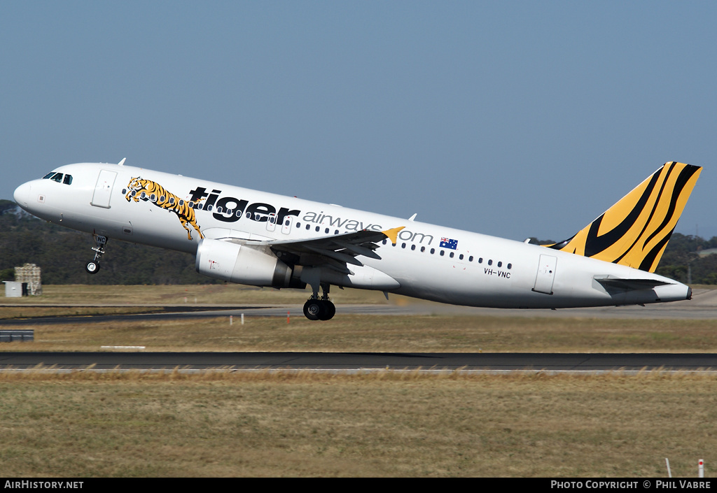 Aircraft Photo of VH-VNC | Airbus A320-232 | Tiger Airways | AirHistory.net #45979