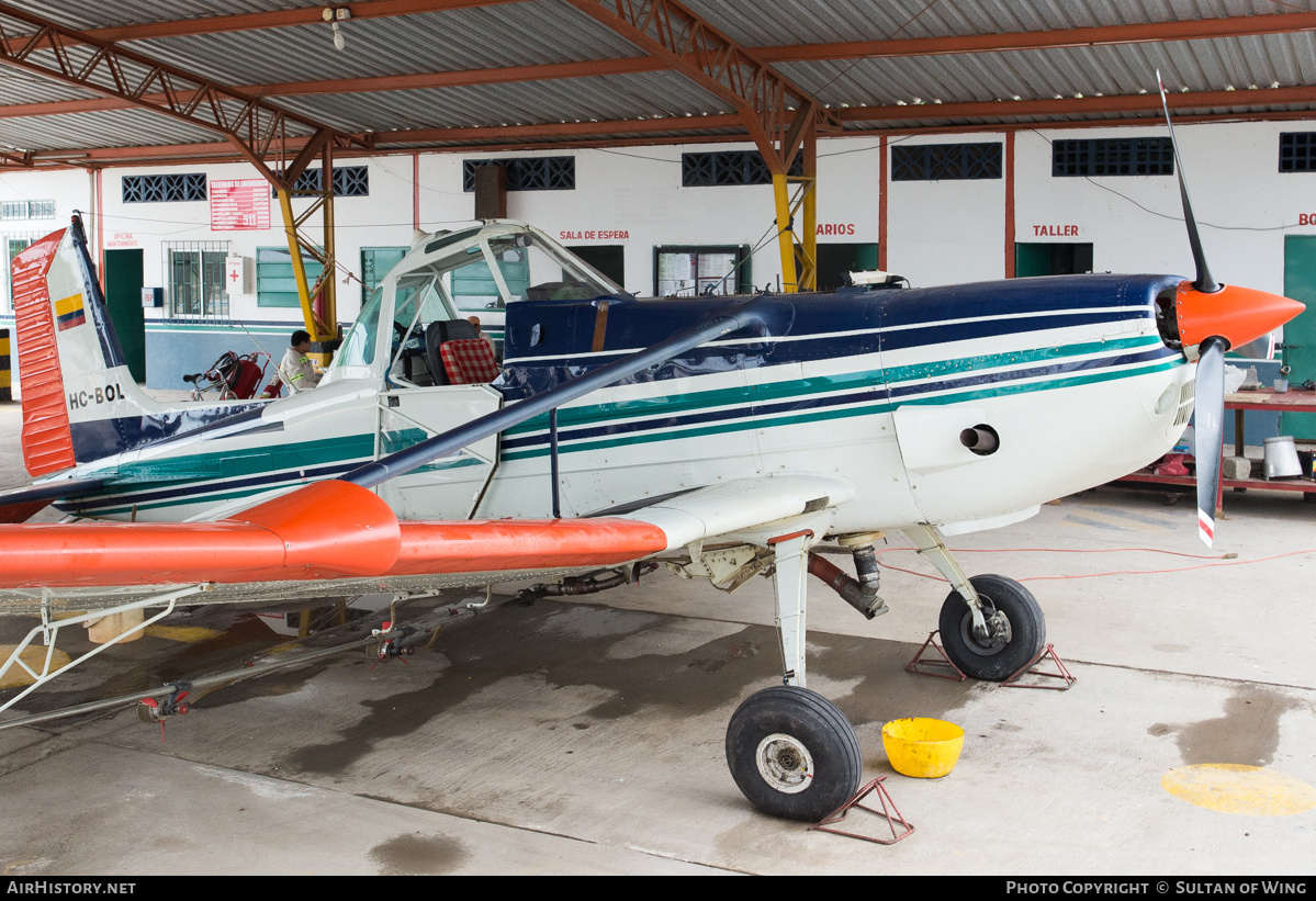 Aircraft Photo of HC-BOL | Cessna T188C Ag Husky | Aerovic | AirHistory.net #45999