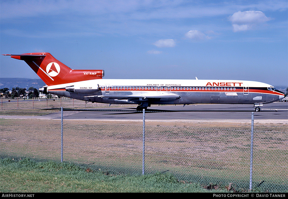 Aircraft Photo of VH-RMP | Boeing 727-277/Adv | Ansett Airlines of Australia | AirHistory.net #46026