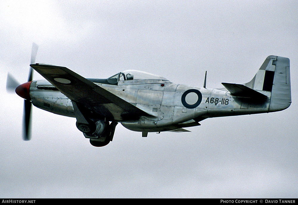 Aircraft Photo of VH-AGJ / A68-118 | Commonwealth CA-18 Mustang 21 (P-51D) | Australia - Air Force | AirHistory.net #46045