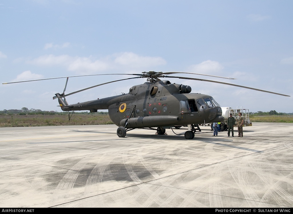 Aircraft Photo of E-480 | Mil Mi-171 | Ecuador - Army | AirHistory.net #46064