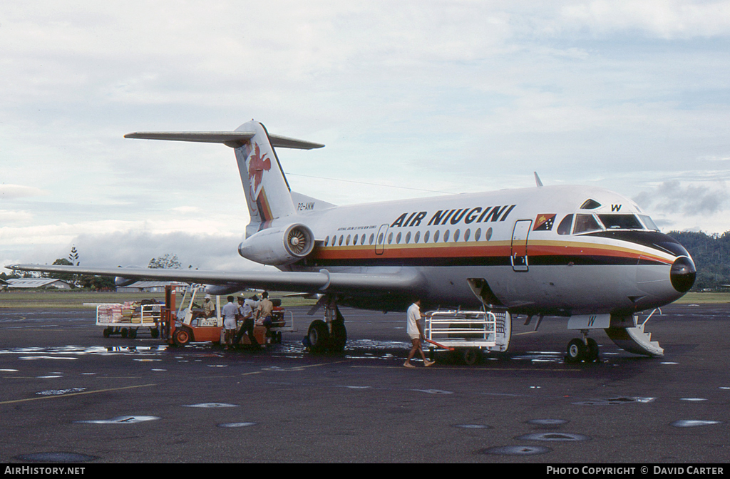 Aircraft Photo of P2-ANW | Fokker F28-1000 Fellowship | Air Niugini | AirHistory.net #46072