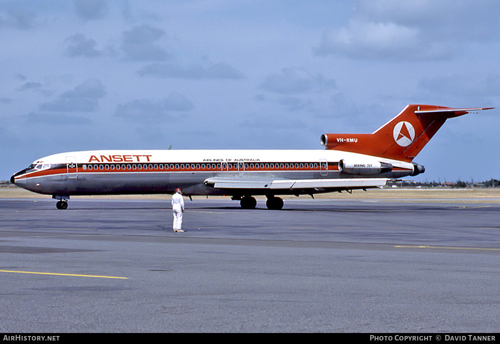 Aircraft Photo of VH-RMU | Boeing 727-277/Adv | Ansett Airlines of Australia | AirHistory.net #46074