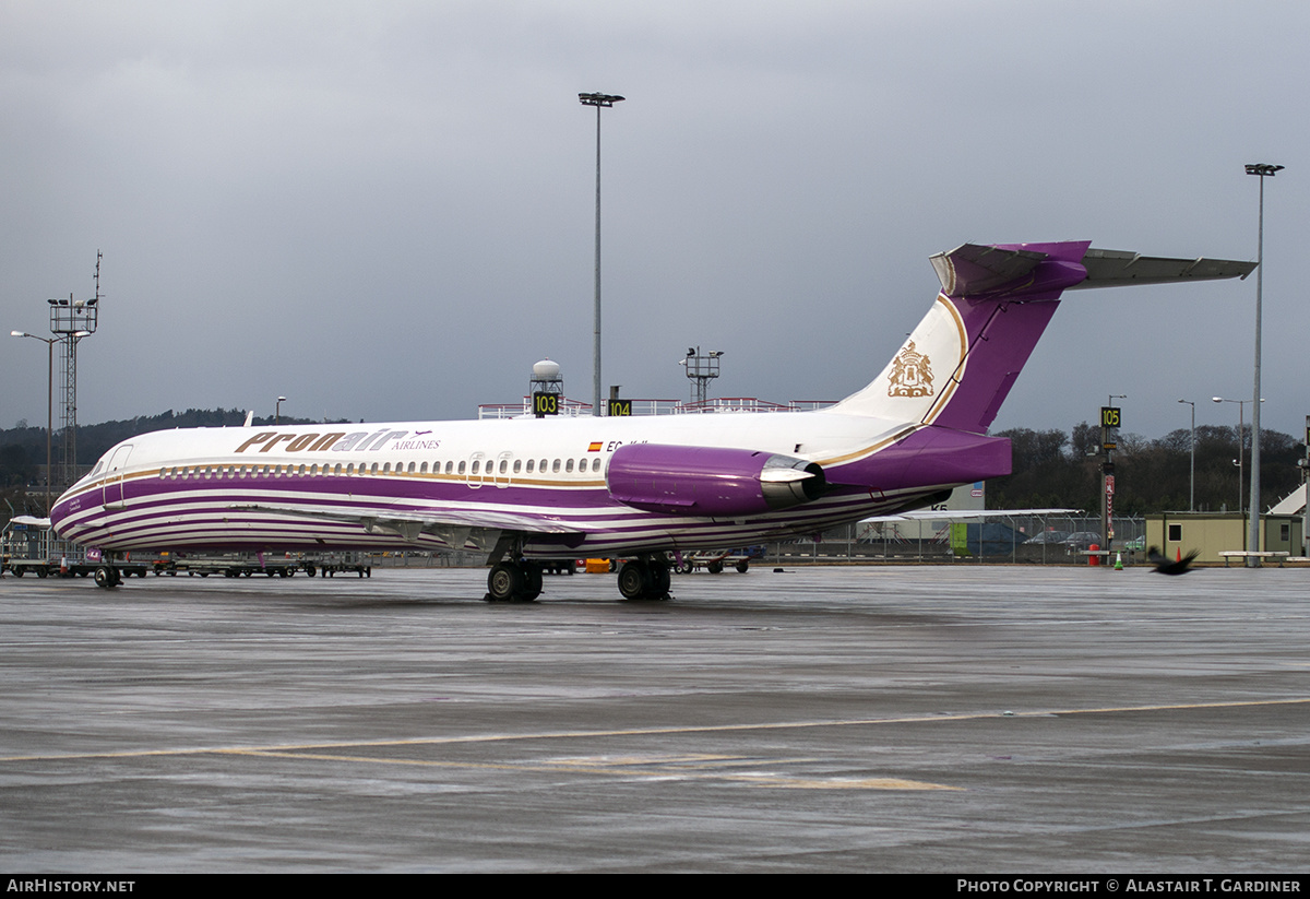 Aircraft Photo of EC-KJI | McDonnell Douglas MD-87 (DC-9-87) | Pronair Airlines | AirHistory.net #46100