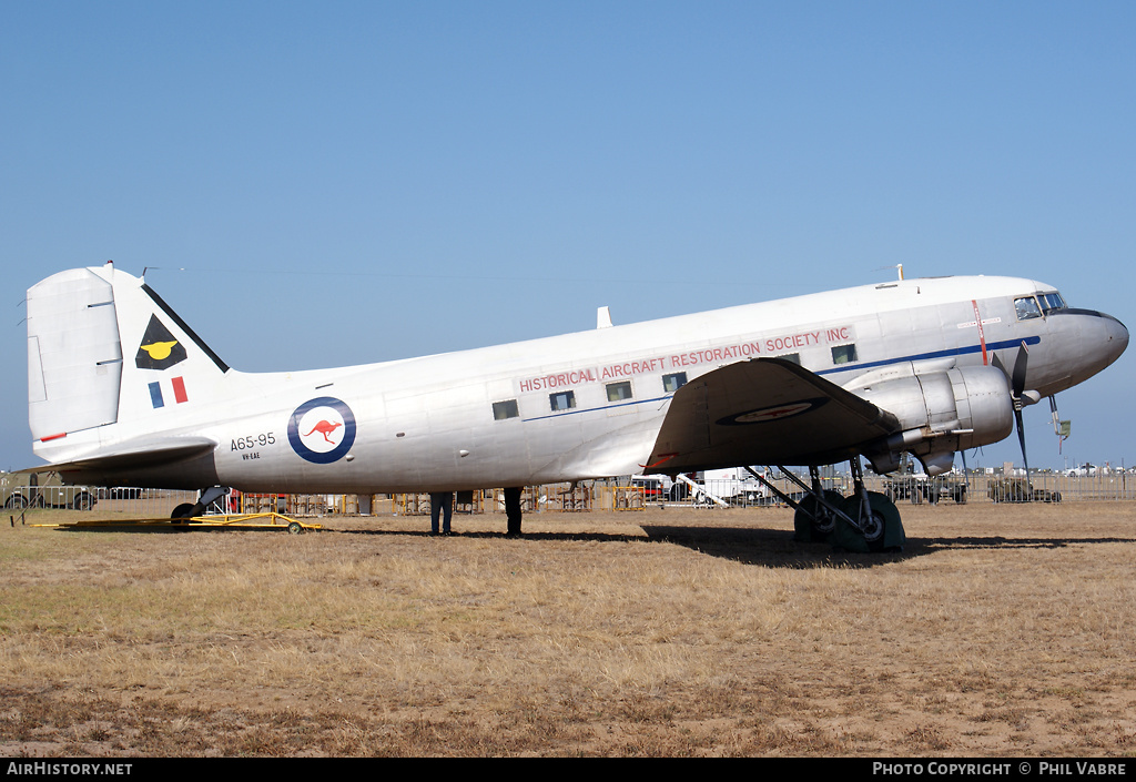 Aircraft Photo of VH-EAE / A65-95 | Douglas C-47B Skytrain | Historical Aircraft Restoration Society - HARS | Australia - Air Force | AirHistory.net #46112