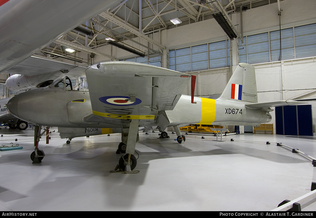 Aircraft Photo of XD674 | Hunting Percival P.84 Jet Provost T1 | UK - Air Force | AirHistory.net #46124