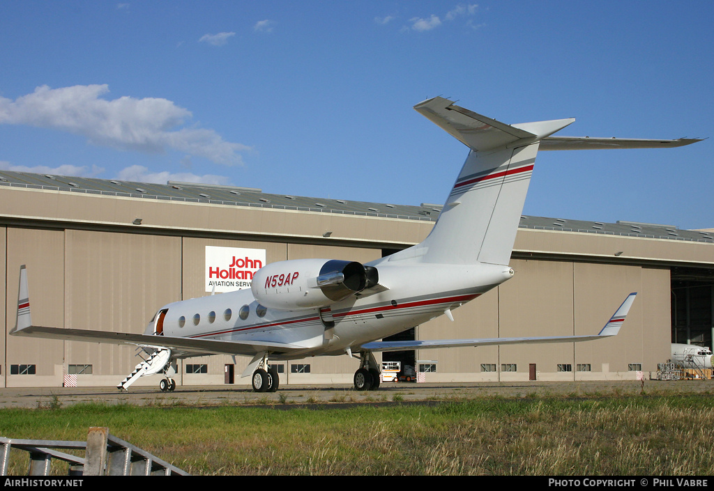 Aircraft Photo of N59AP | Gulfstream Aerospace G-IV Gulfstream IV-SP | AirHistory.net #46137