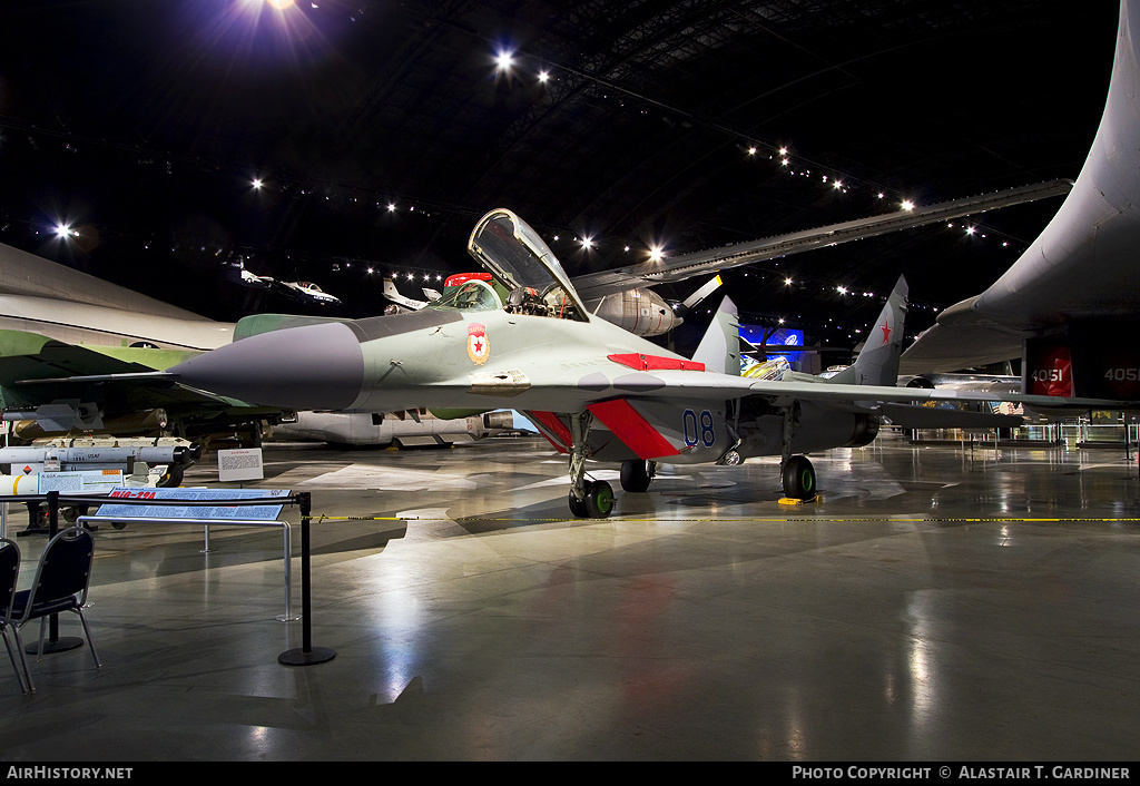 Aircraft Photo of 08 blue | Mikoyan-Gurevich MiG-29A (9-12A) | Russia - Air Force | AirHistory.net #46140