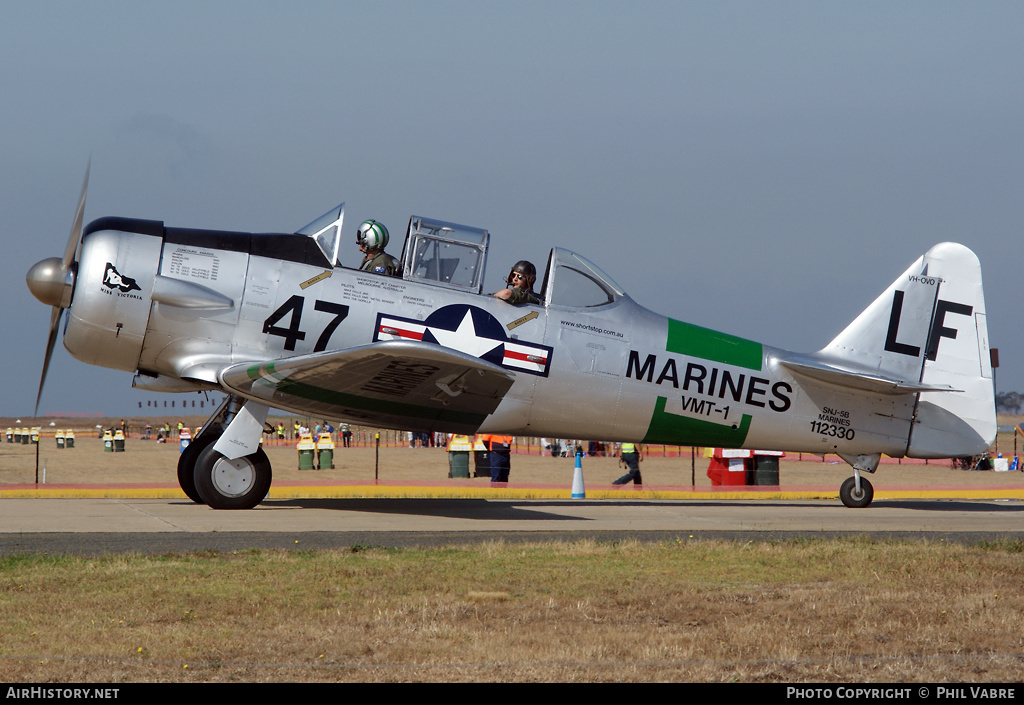 Aircraft Photo of VH-OVO / 112330 | North American SNJ-5B Texan | Shortstop Jet Charter | USA - Marines | AirHistory.net #46174