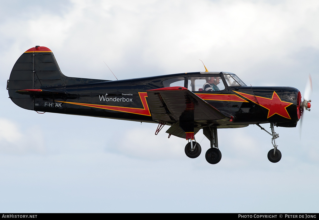 Aircraft Photo of F-HYAK | Yakovlev Yak-18T | Wonderbox | AirHistory.net #46192