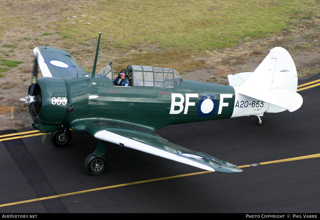 Aircraft Photo of VH-BFF / A20-653 | Commonwealth CA-16 Wirraway Mk3 | Australia - Air Force | AirHistory.net #46193